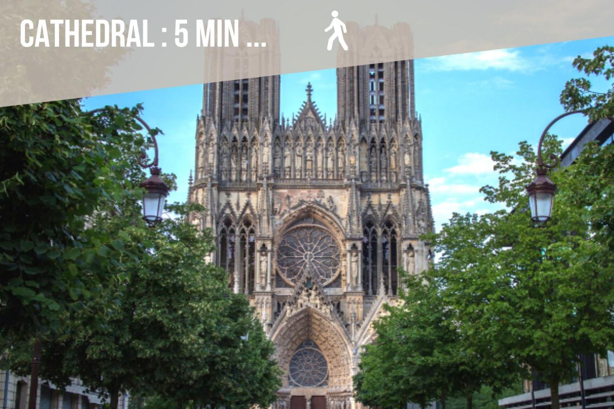 Centre - Parking - Cathedrale Apartment Reims Exterior photo